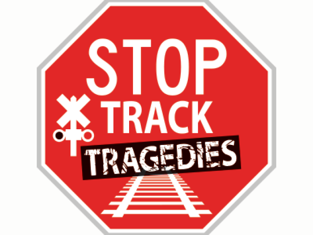 The Stop Track Tragedies campaign logo