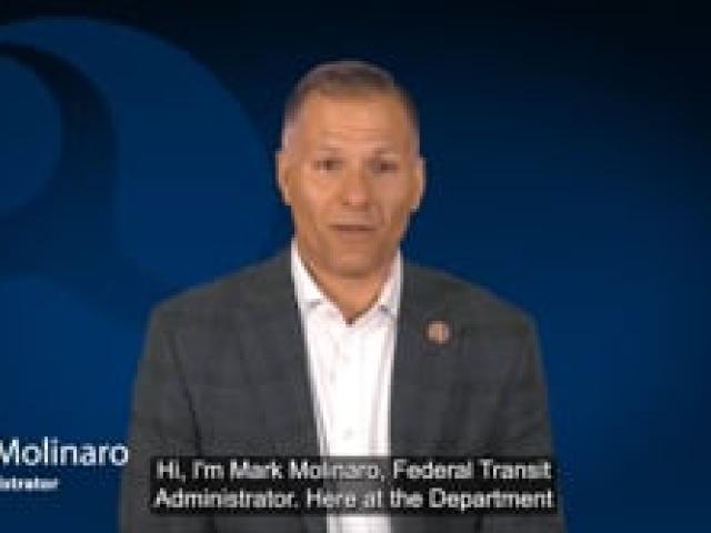 FTA's Marc Molinaro remarks on See Tracks? Think Train Week