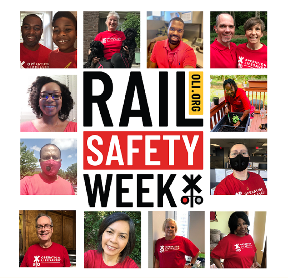 collage of people wearing red and the RSW logo