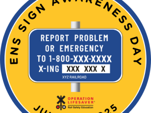 Logo for ENS sign awareness day