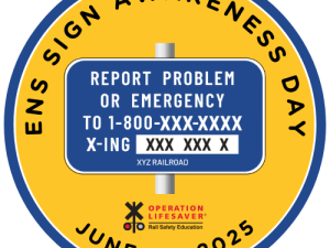 Logo for ENS sign awareness day