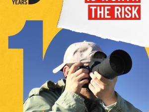 social post about photographer safety