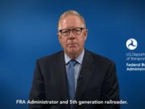 Federal Railroad Administration Administrator David Fink See Tracks? Think Train® Week 2026 Message