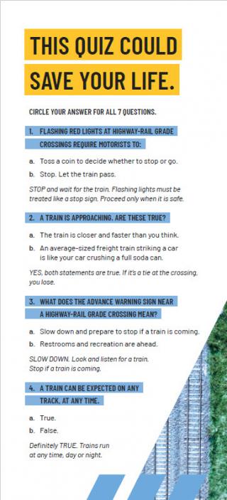 a brochure with text on a white background