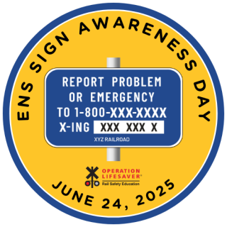 Logo for ENS sign awareness day