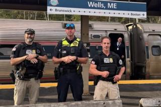 Photo of Amtrak police in Miane