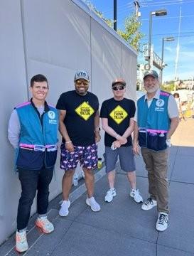 Sound Transit Ambassadors with Operation Lifesaver volunteers.